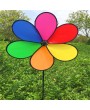 30cm six color windmill Oxford cloth waterproof windmill outdoor use inserted windmill children stage dance show A style