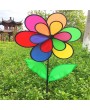 30cm six color windmill Oxford cloth waterproof windmill outdoor use inserted windmill children stage dance show A style