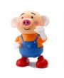Douyin with children's seaweed dance dancing pigs can dance singing walk with lights cute electric toy pig orange