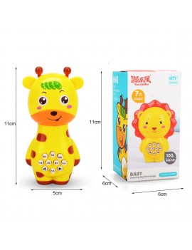 YLB Music Deer Toy for Kids Yellow