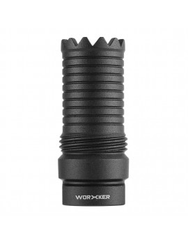 WOR KER Multi-shaped Flame Trap Flash Hider for NERF STRYFE with Thread