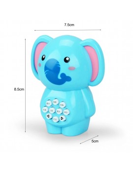 YLB Music Elephant Toy for Kids Green
