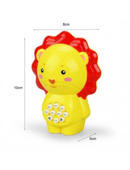 YLB Music Lion Toy for Kids Yellow