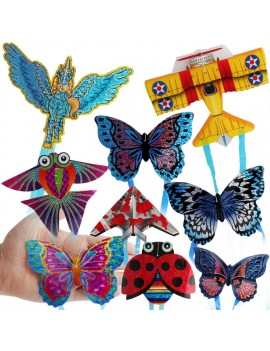 Mini portable cartoon small kite color random butterfly 1