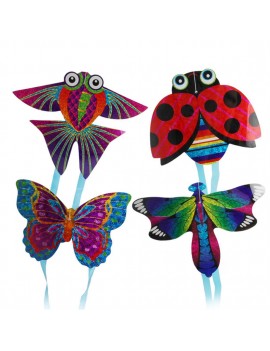 Mini portable cartoon small kite color random butterfly 1