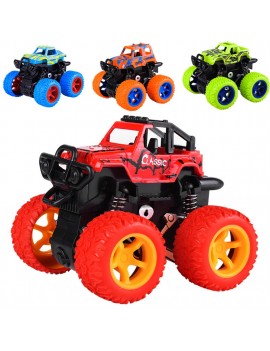 Four wheel drive inertia suv toy color random